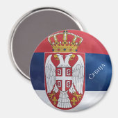 Servië Magneet (Voorkant / Achterkant)