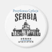 Servië Magneet (Voorkant)