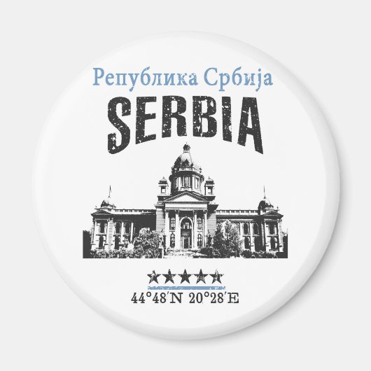 Servië Magneet (Voorkant)