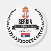 Servië Magneet (Voorkant)