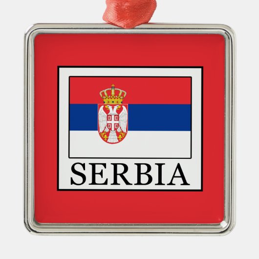 Servië Metalen Ornament (Voorkant)