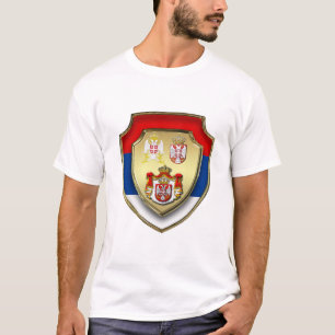 Servië middeleeuwse schild Servië wapen 1 T-shirt