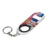 Servië Mini Flessenopener (Voorkant Gekanteld)