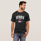Servië Opgericht 15 februari 1804 - Servisch Srbi T-shirt (Voorkant volledig)