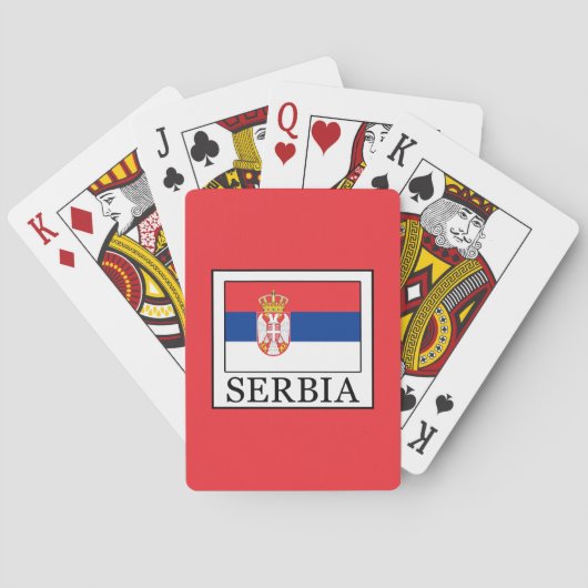 Servië Pokerkaarten (Achterkant)