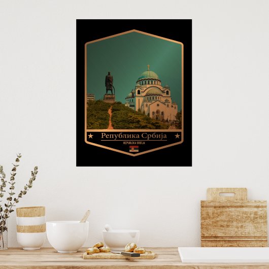 Servië Poster (Keuken)