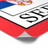 Servië Poster (Hoek)