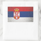 Servië Rechthoekige Sticker (Tas)