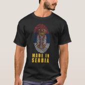 Servië Servisch Serb Srbija Flag JuJovija Belgra T-shirt (Voorkant)