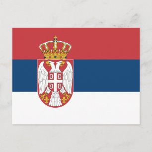 Servië - Servische vlag Briefkaart