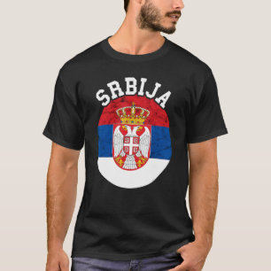 Servië Servische Vlag Servische roots Servische P T-shirt
