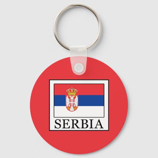 Servië Sleutelhanger (Voorkant)