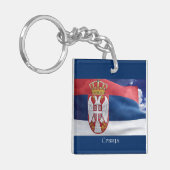 Servië Sleutelhanger (Voorkant Links)