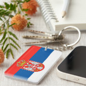 Servië Sleutelhanger (Voorkant Rechts)