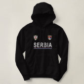 Servië Soccer - Servisch Football Jersey 2017 Hoodie (Design voorkant)