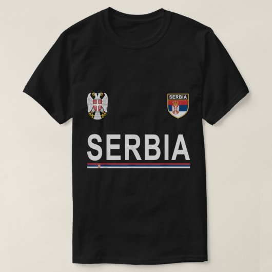 Servië Soccer - Servisch Football Jersey 2017 T-shirt (Design voorkant)