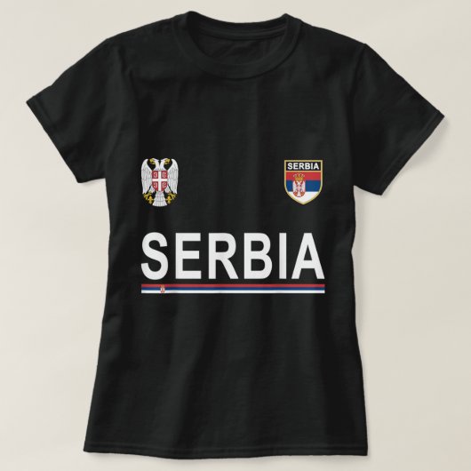 Servië Soccer - Servisch Football Jersey 2017 T-shirt (Design voorkant)
