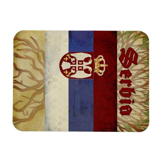 Servië Souvenir Magnet Magneet (Horizontaal)
