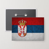 Servië | Srbija Button (Voorkant / Achterkant)