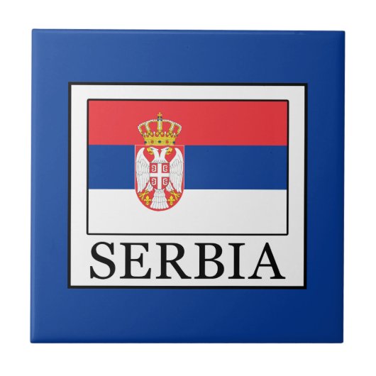 Servië Tegeltje (Voorkant)