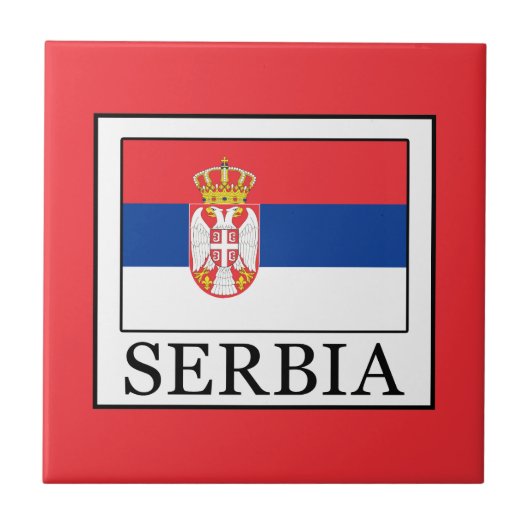 Servië Tegeltje (Voorkant)