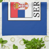 Servië Theedoek (Gevouwen)