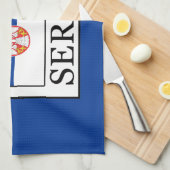 Servië Theedoek (Quarter Fold)