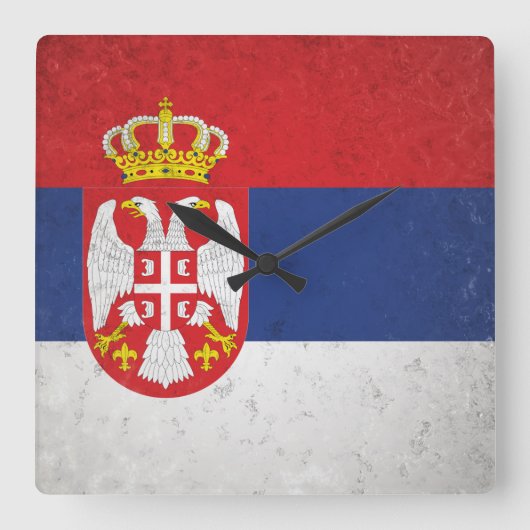 Servië Vierkante Klok (Voorkant)