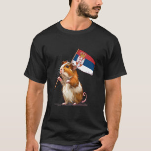 Servië Vlag Cavia Srbija Servische Roots Servië T-shirt