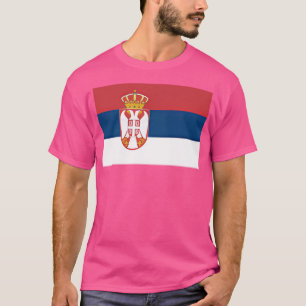 Servië Vlag Koele Servische Vlaggen Jebiga Souveni T-shirt