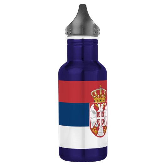 Servië Vlag Liberty Bottle Waterfles (Links)