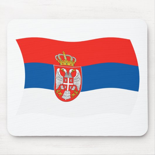 Servië Vlag Muismat (Voorkant)