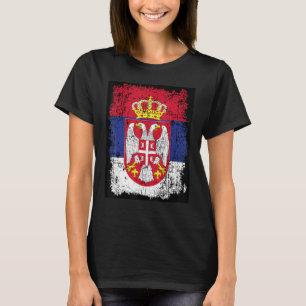 Servië Vlag Servisch Vlag Wapenarend Servië T-shirt