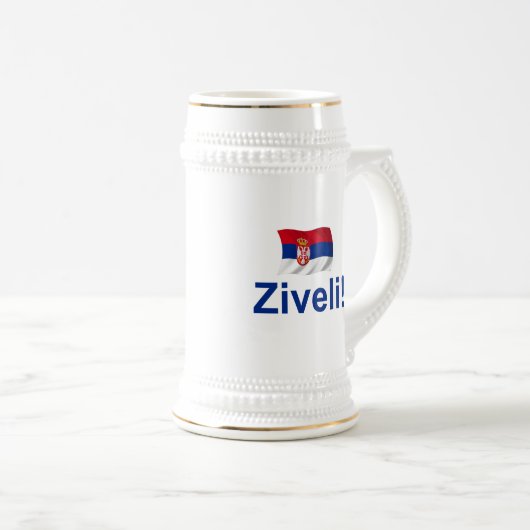 Servië Ziveli! Bierpul (Voorkant rechts)