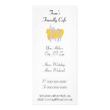 Servies Aangepaste Restaurant Adverteren Sjabloon