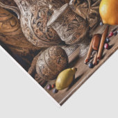  servies en fruit - Decoupage - Tissuepapier (Detail)