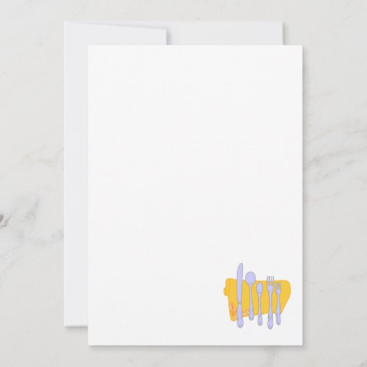 Servies Koken Design Sjabloon (Achterkant)