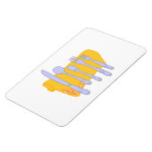 Servies Koken Design Sjabloon Magneet (Linkerzijde)