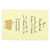 Servies Restaurant Advertentie Custom Magnet Magneet (Horizontaal)