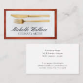 Serviesgoed | culinair visitekaartje (Voorkant / Achterkant)