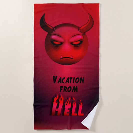 Serviette De Plage Devilmoji Strandlaken (Voorkant)