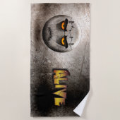 Serviette De Plage Frankenmoji Vintage Strandlaken (Voorkant)