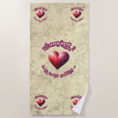 Serviette de plage - Jamming! Secret Crush Beach  Strandlaken (Voorkant)