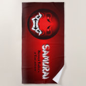 Serviette De Plage Samouraïmoji Strandlaken (Voorkant)
