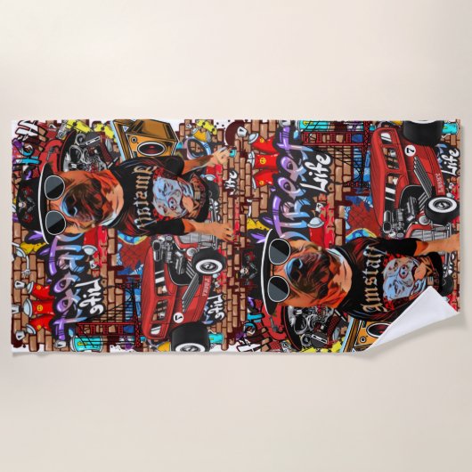 SERVIETTE DE PLAGE  STRANDLAKEN (Voorkant)