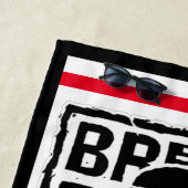 Serviette De Plage Tiki Breizh Korser Strandlaken (In situ)