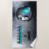 Serviette De Plage Walkermoji Vintage Strandlaken (Voorkant)