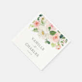 Serviette En Papier Serviette Mariage En Fleurs Servet (Hoek)