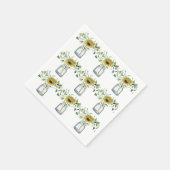 Servilleta con diseño de florero y mar servet (Hoek)