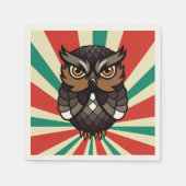 Servilleta De Papel Búho De La Suerte Servet (Voorkant)